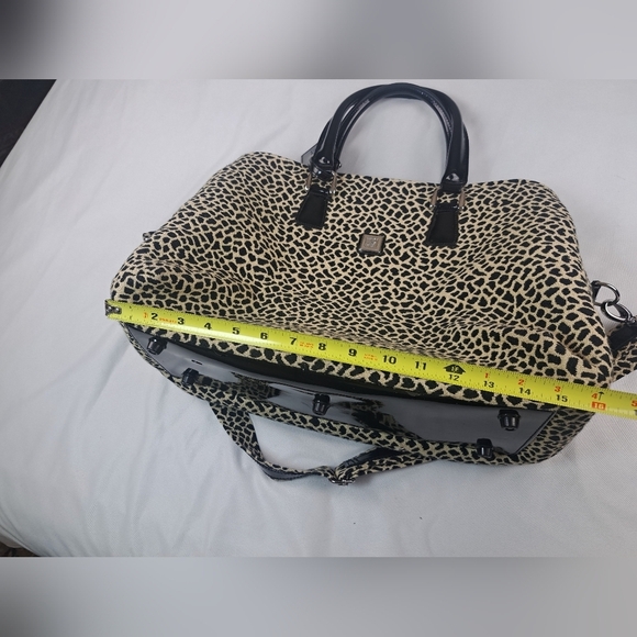 EUC DIANE VON FURSTENBERG Madagascar Collection Tiger Print Canvas XL Bag - Picture 15 of 16